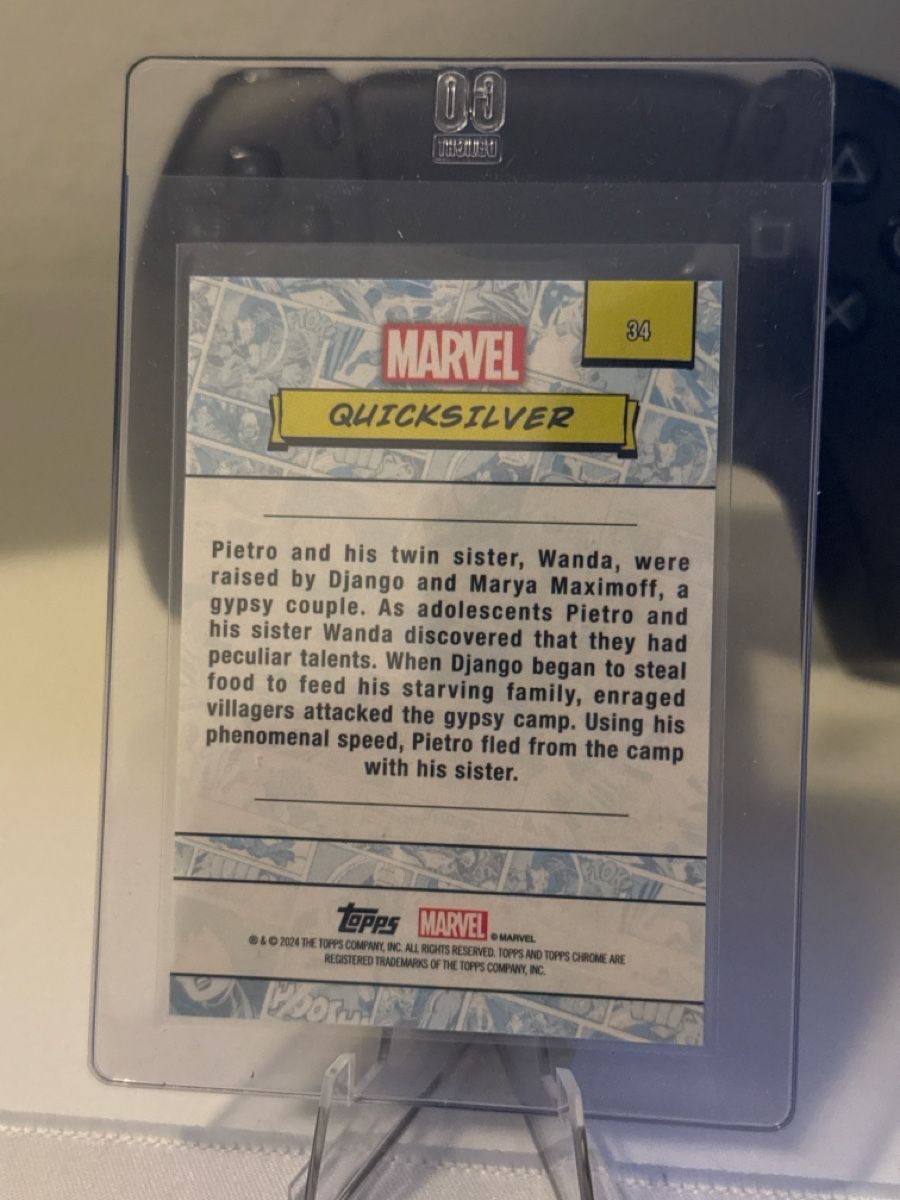 Topps Carte collezionabili: Marvel Topps Chrome 2024 Quicksilver 54/75 – Usato da Dulliken venduto da alpi.cards 1
