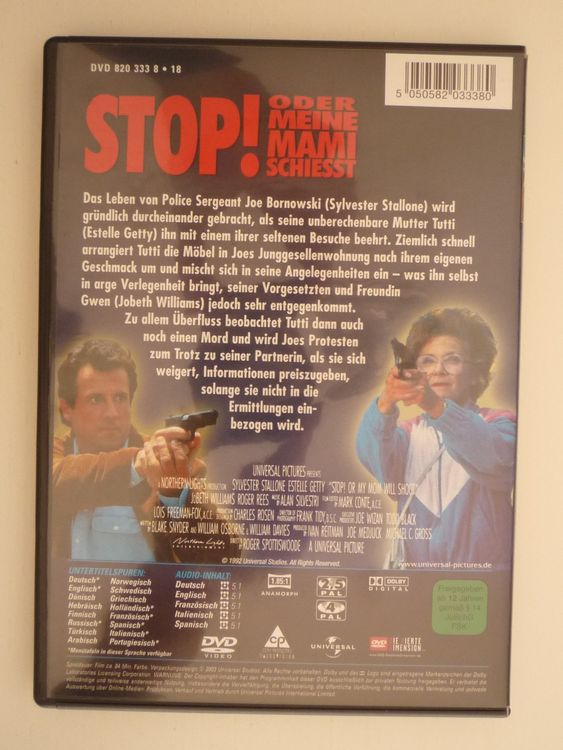 Stop! Oder meine Mami schiesst (DVD) Sylvester Stallone 2