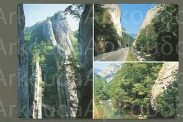 AK color Gorges de Moutier JU 3-Bild ≈ 1990