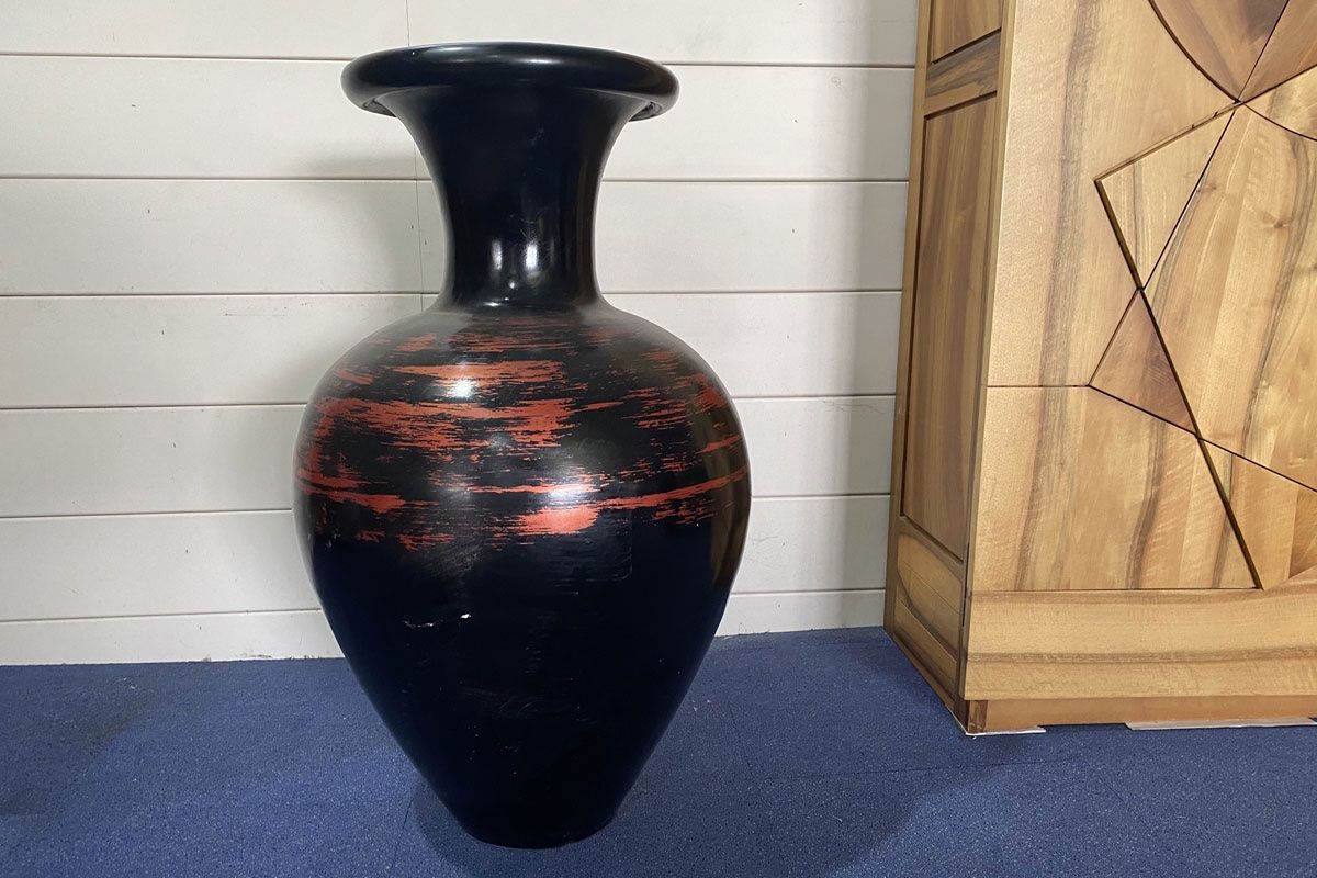 Vasi & Recipienti: Riesige, dunkle Keramik Bodenvase – Usato da Ballwil venduto da ClassicGallery 4