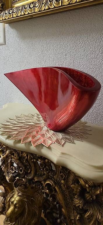 Vase & Récipients: Rote abstrakte Tisch Vase – D'occasion à Kaufdorf par Nati-Nati 3