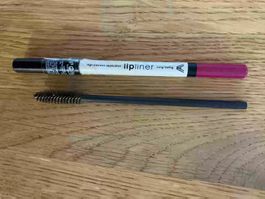 Aura Lipliner rosa & Wimpernbürste - Neu!