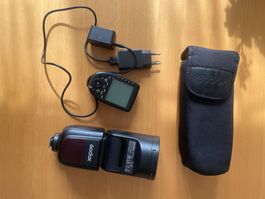 Godox V1N Blitzgerät für Nikon + Godox XPro-N TTL Trigger
