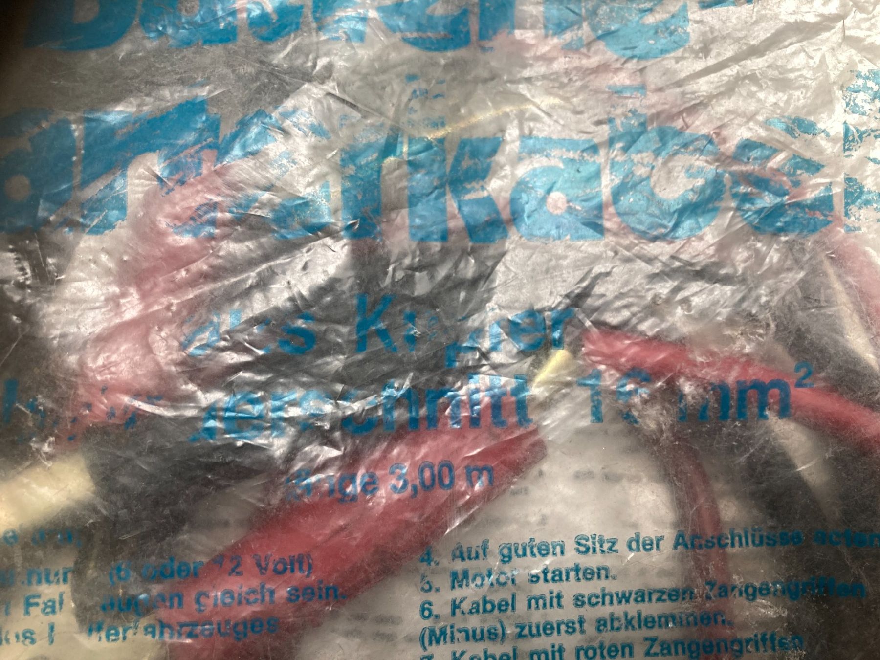 Cavi: Starthilfe Kabel Pannenhilfe – Usato da Cham venduto da WB2223 5