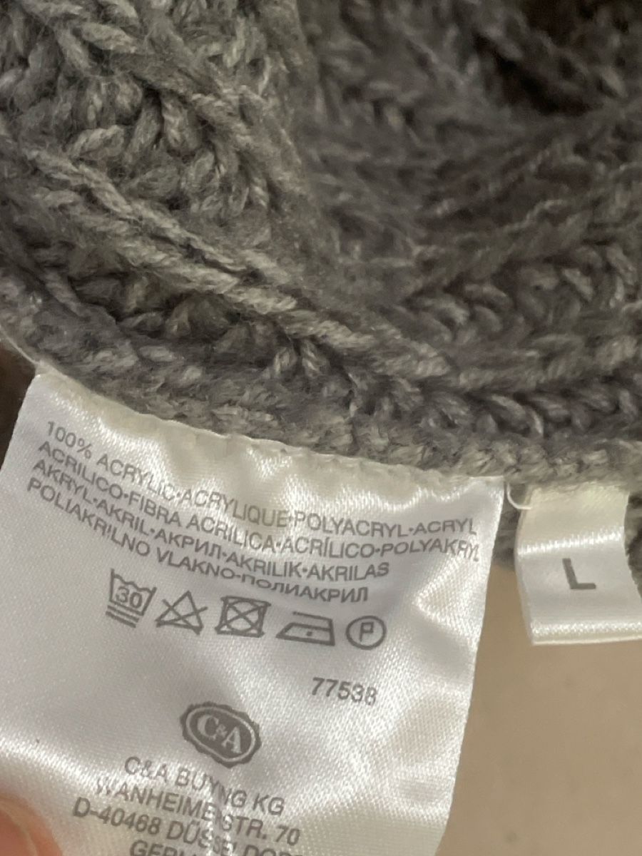 C&A Maglioni & Felpe: C&A Strickpullover, Rollkragen, grau, Grösse L, Top Zustand – Usato da Obergerlafingen venduto da cabo4 1