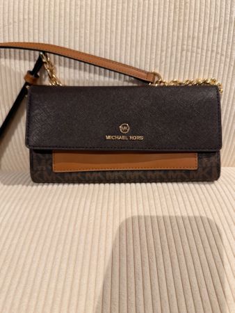 Michael Kors Crossbody/braunes MK-Monogramm🤎