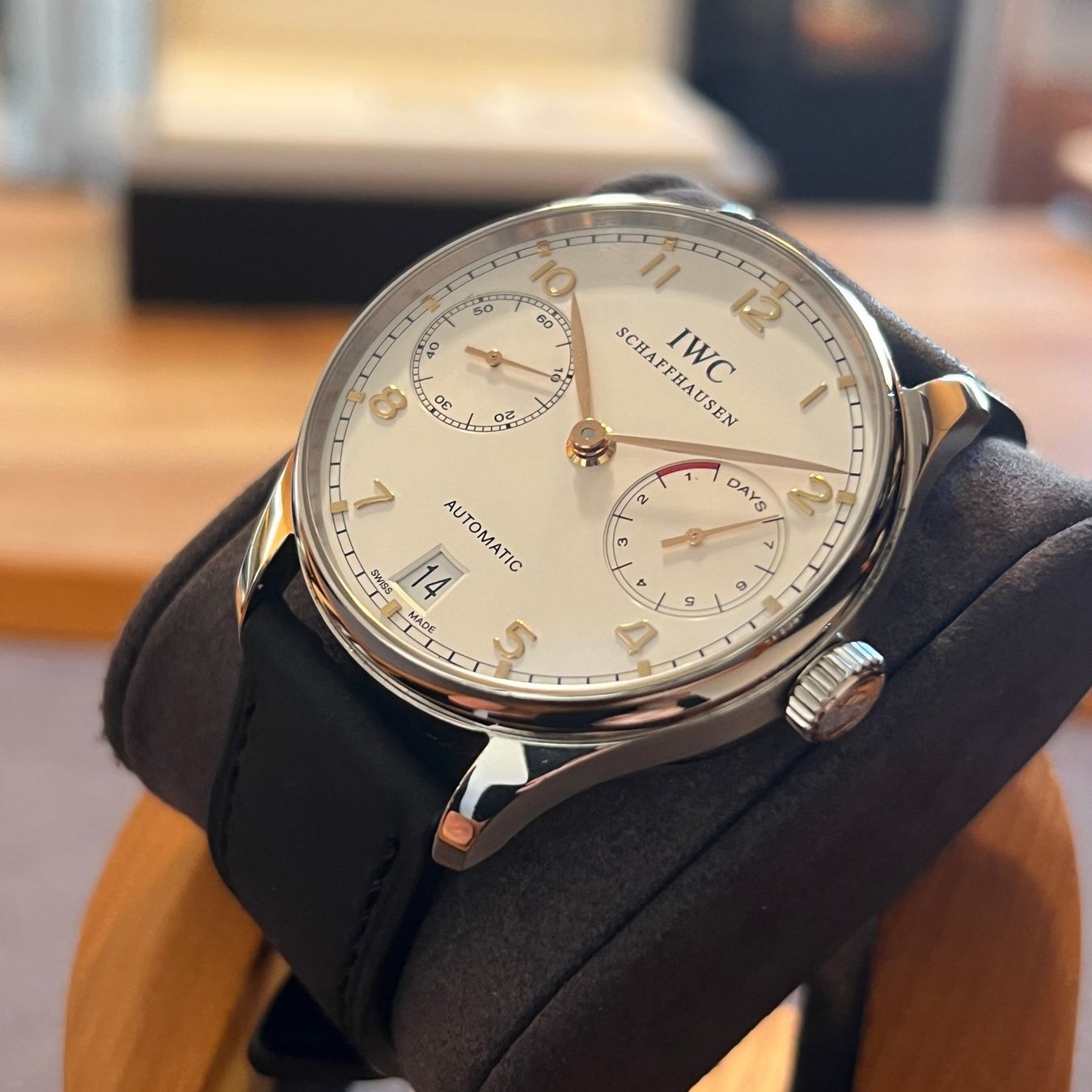 IWC Uhren: IWC Portuguese Automatic Full Set IW500114 – Gebraucht aus Carouge GE von Watchaser 7