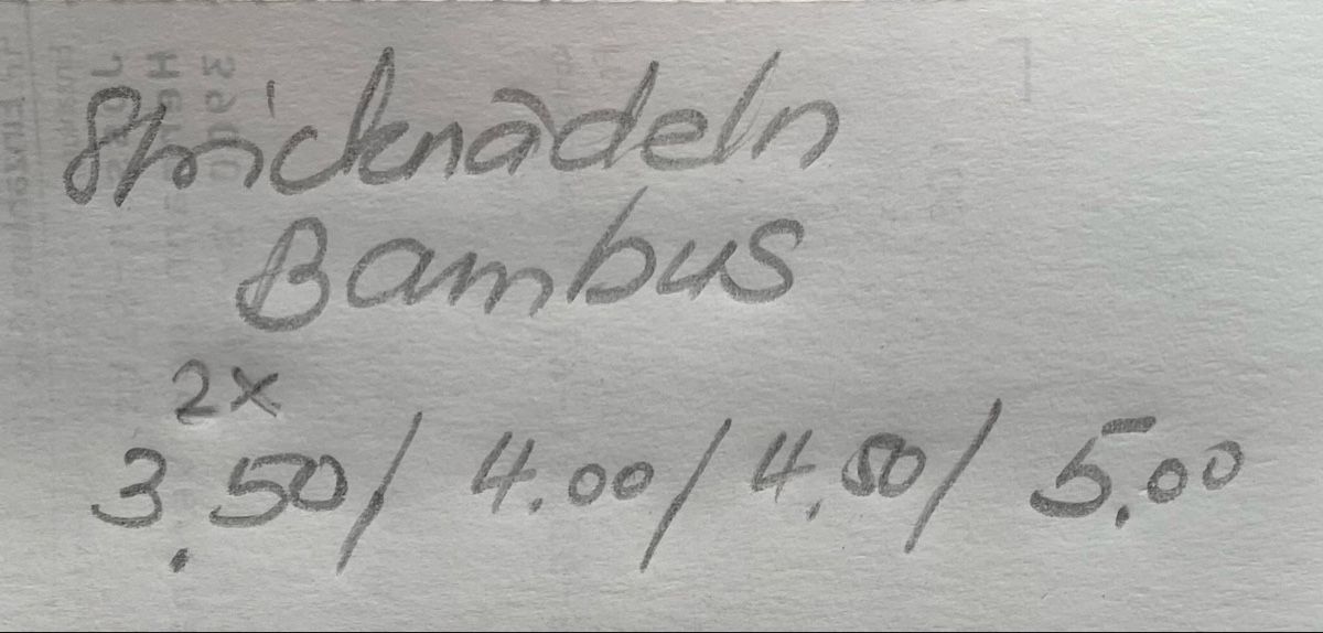 Aiguilles: Bambus Stricknadeln  – D'occasion à Glis par taisiya078 1