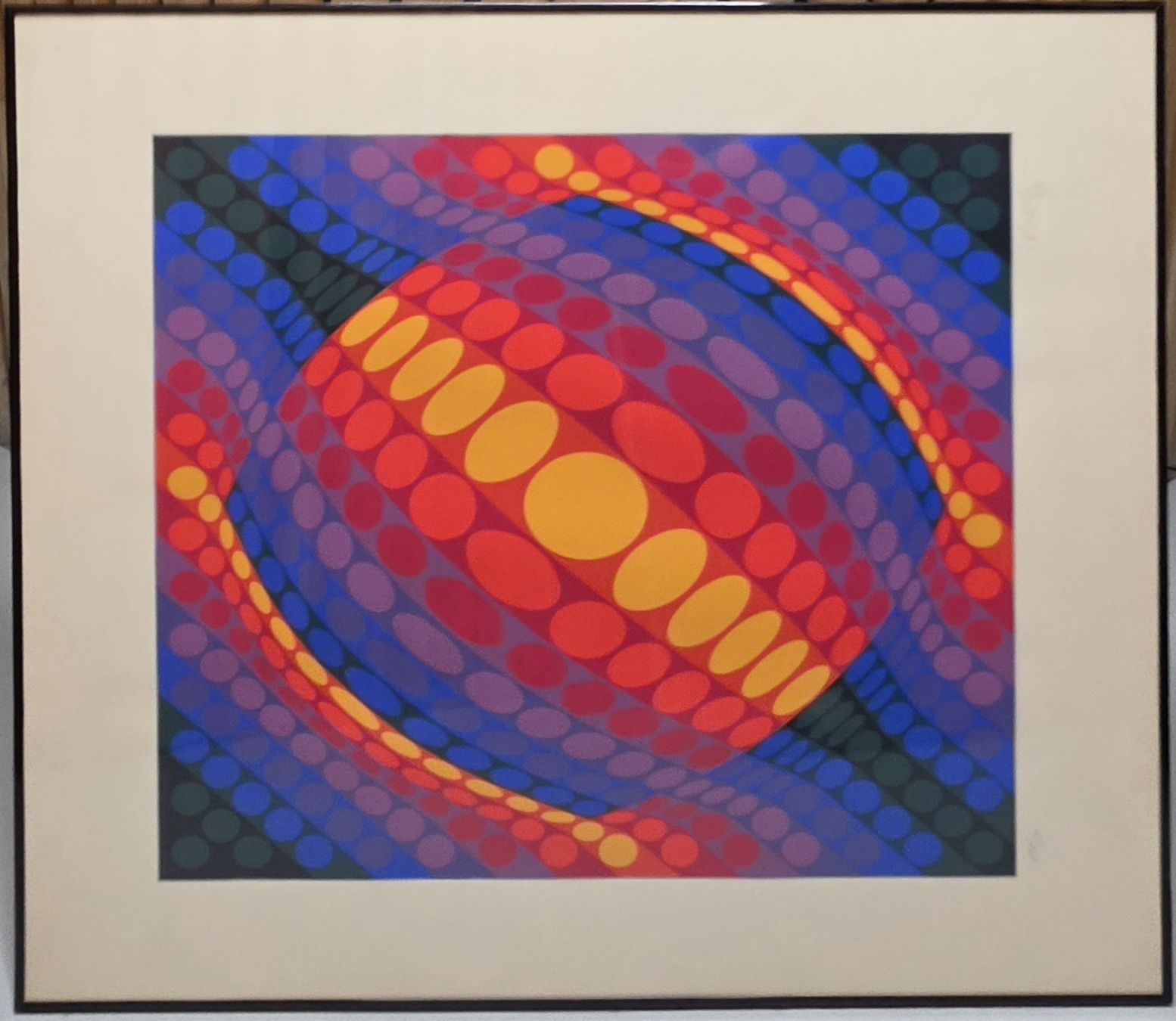 Grafica & Litografie: Vasarely Victor Serigraph " Planeta" sign. num. 80x80cm – Usato da Emmenbrücke venduto da Kunstankaufverkauf