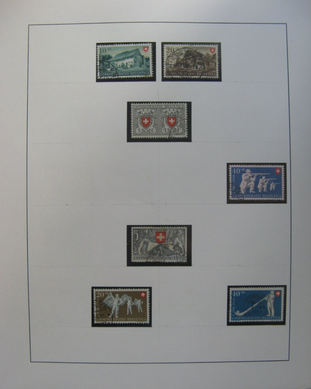 Alle Briefmarken: PP 1939 - 1981 – Gebraucht aus Frauenfeld von Interessent1 2