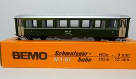 Hom - Bemo - RHB   Voiture  EW 1 & 2 Cl. - AB 1543  (OVP)