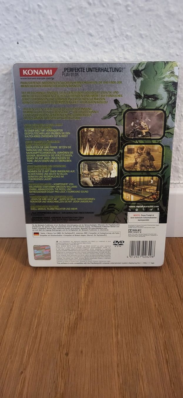Sony Giochi: PS2 - Metal Gear Solid 3 Snake Eater Steelbook – Usato da Münsingen venduto da Heroism2010 1