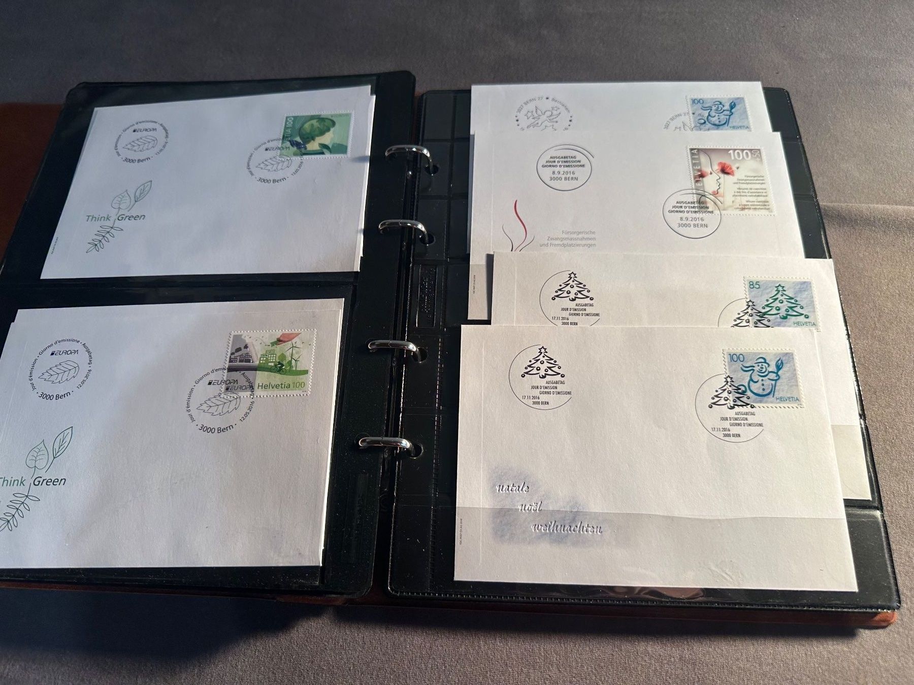 Tutti i francobolli: Album Schweiz Sammlung Briefe und FDC – Usato da Stettfurt venduto da 2442 8