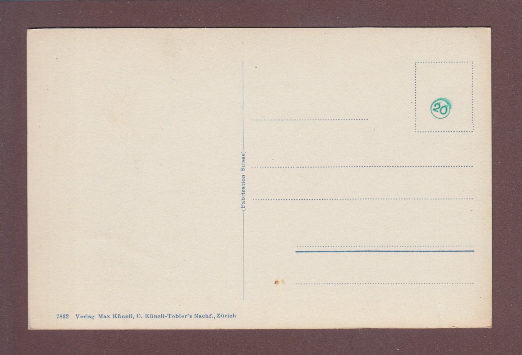 Cartoline postali: ZÜRICH - Zwinglidenkmal – Usato da Pully venduto da nicecards 1