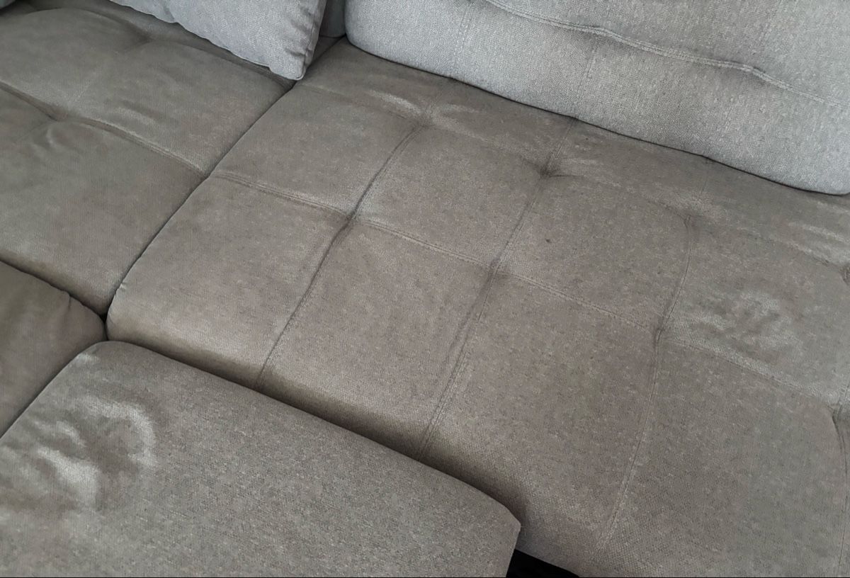 Sofas: Stylish Corner Sofa -  grey fabric  – D'occasion à Unterägeri par LuxBagsCH 1