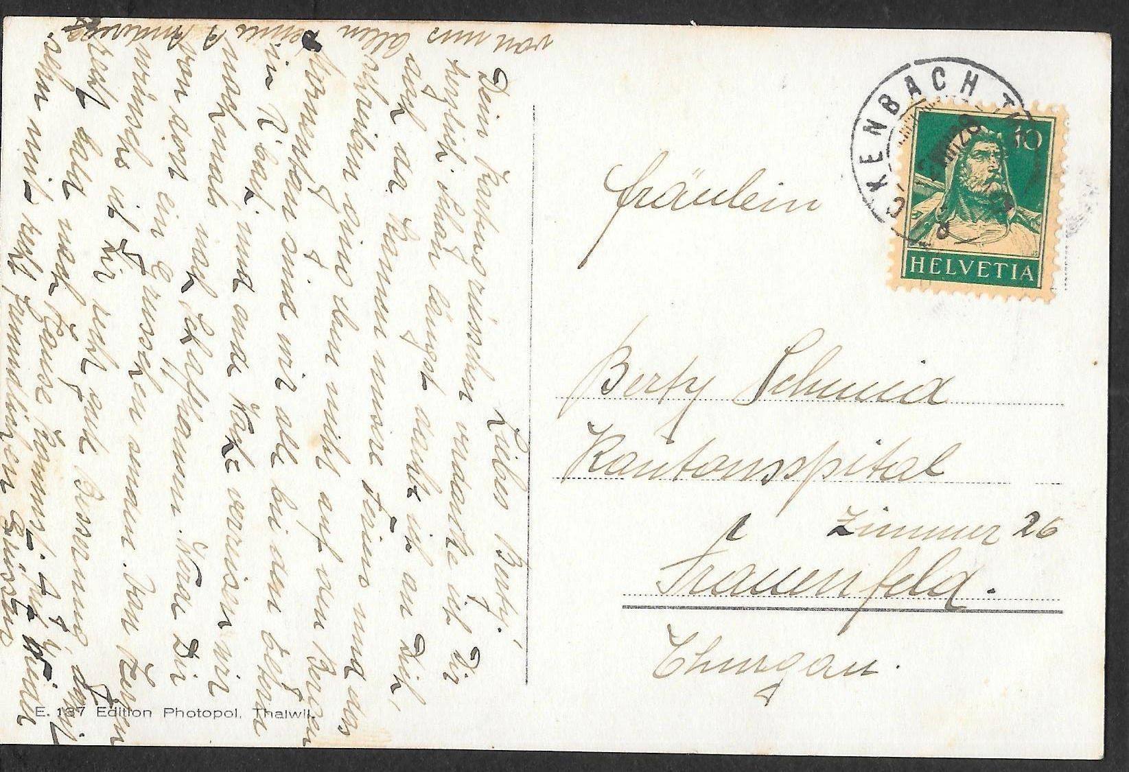 Cartoline postali: Rickenbach bei Wil Gesamtansicht – Usato da Olten venduto da clotaldi 1