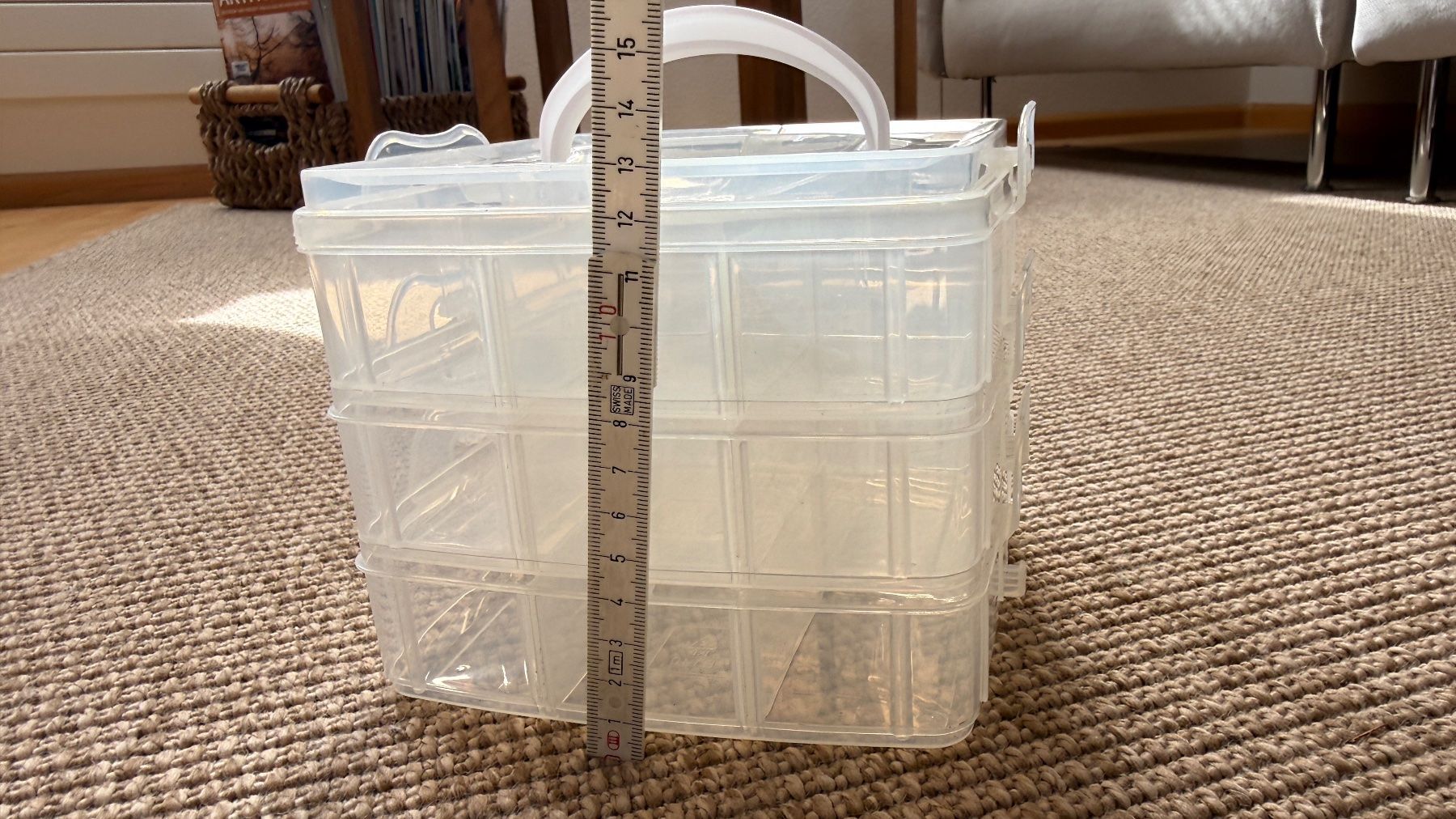 Behälter & Ähnliches: Aufbewahrungsbox transparent mit Griff – Gebraucht aus Birsfelden von Nic21 7