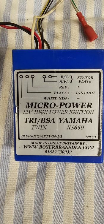 Yamaha Alle Motorradersatzteile: Elektronische Zündung zu Yamaha XS 650 – Gebraucht aus Salvenach von Hayadriver 1