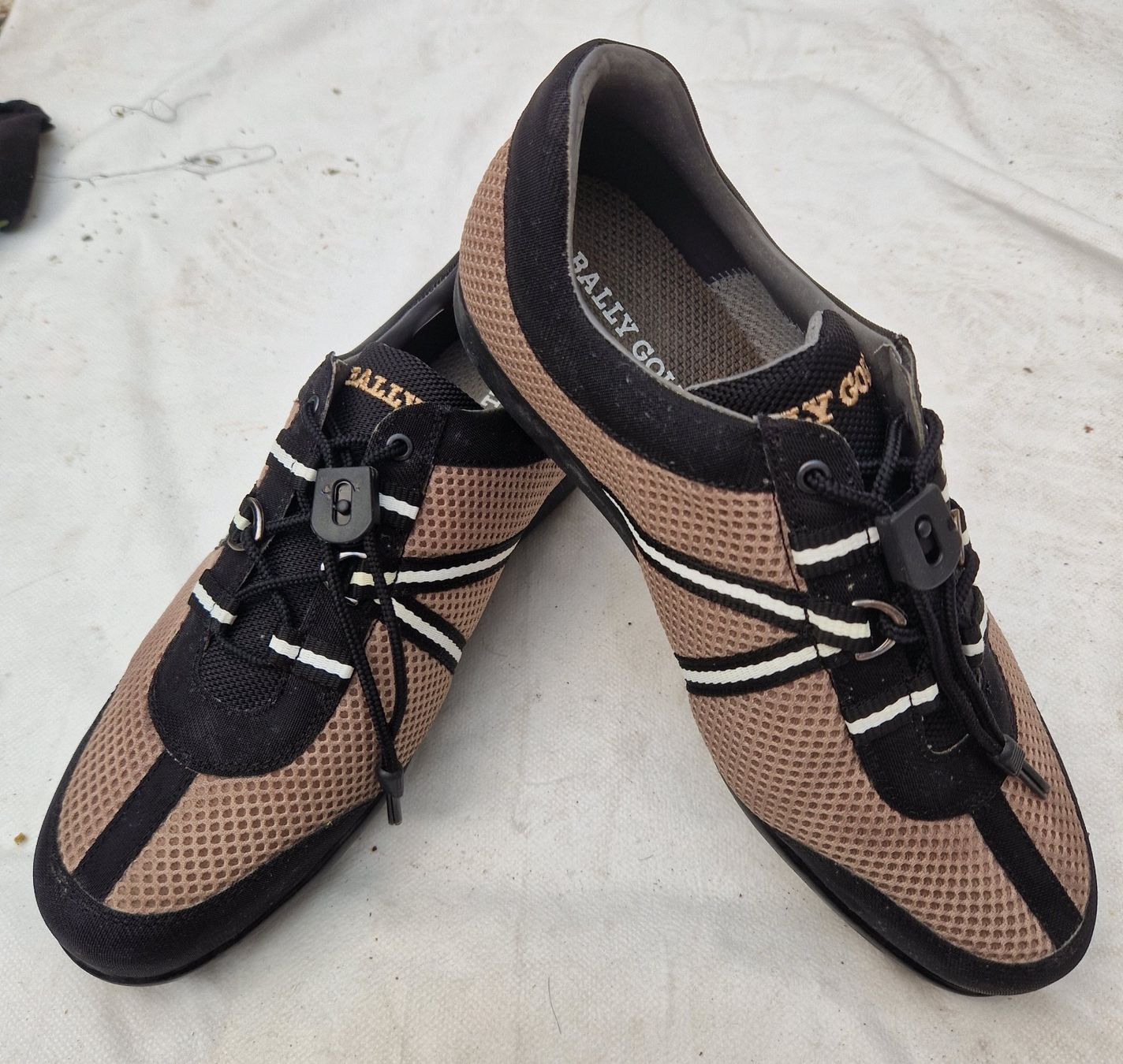 Bally Scarpe da uomo: BALLY GOLF SCHÜRSCHUHE NEU GR.41 HELLBRAUN – Nuovo e nell'imballaggio originale da Bottighofen venduto da menschenfamilie