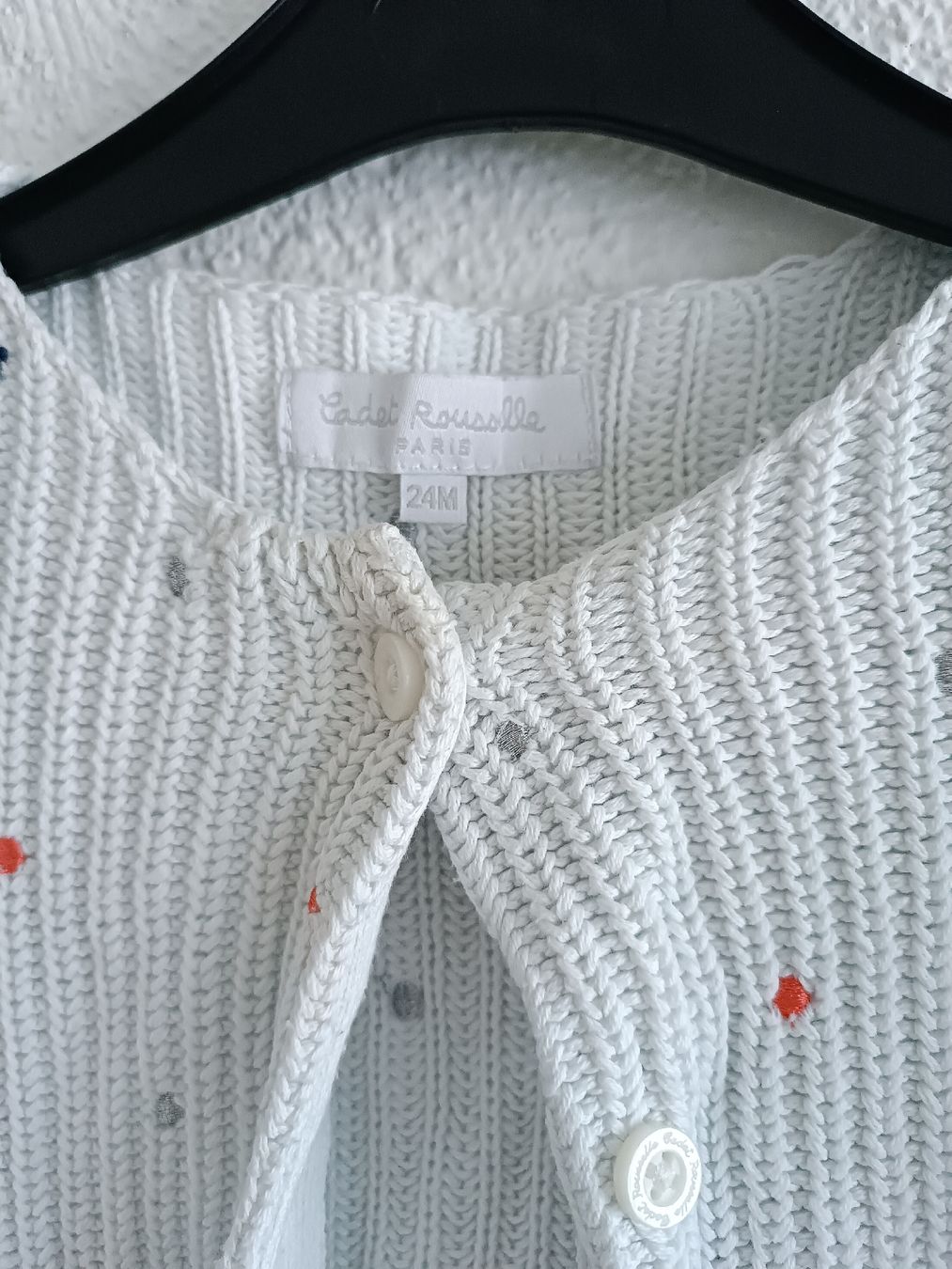 Maglioni & Felpe: Strickjacke mit Kleid Gr 98-116 Cadet Rousselle – Usato da Binz venduto da julijuli 5