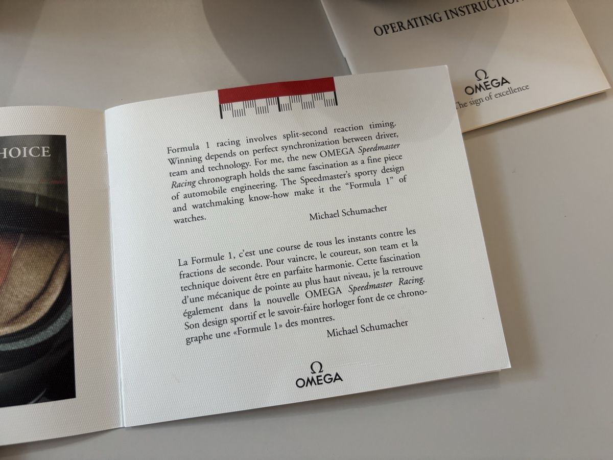 Omega Uhren: Omega Speedmaster Reduced “Michael Schumacher” – Neu (gemäss Beschreibung) aus Evilard von Phipou 5