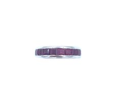DHAMANI. Alliance or blanc 18K et rubis