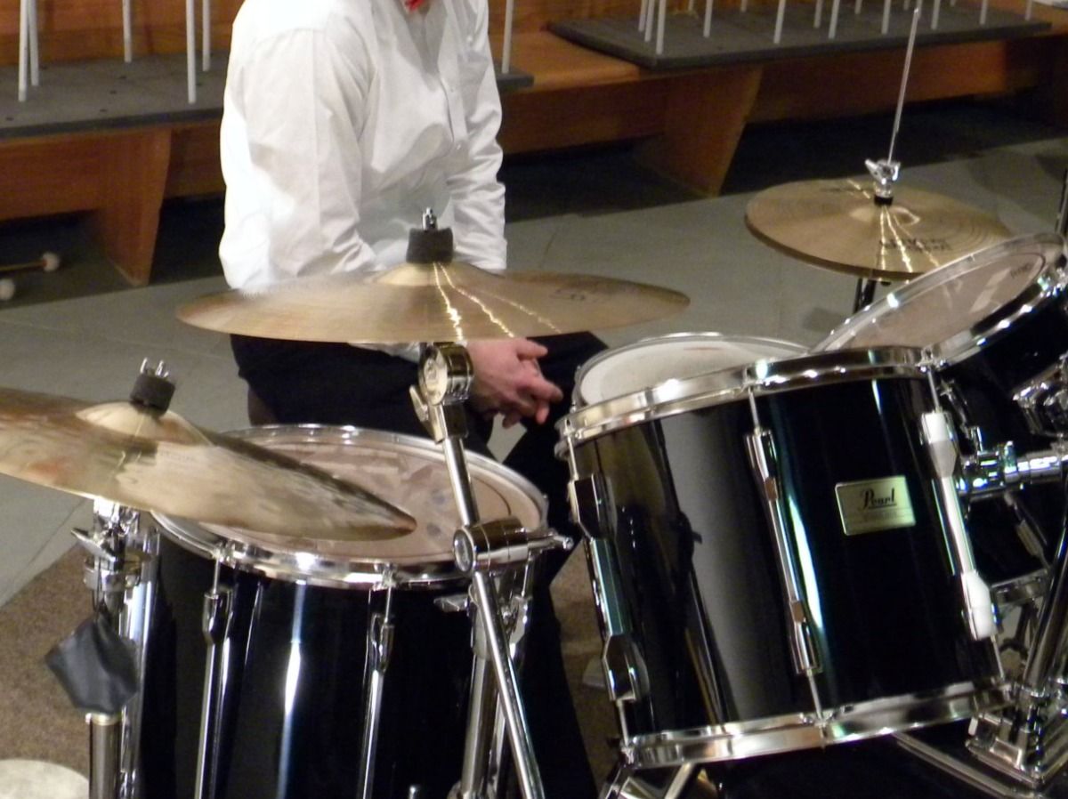 Musikinstrumente: Schlagzeug Pearl SLX, schwarz – Gebraucht aus Trimbach von Danius
