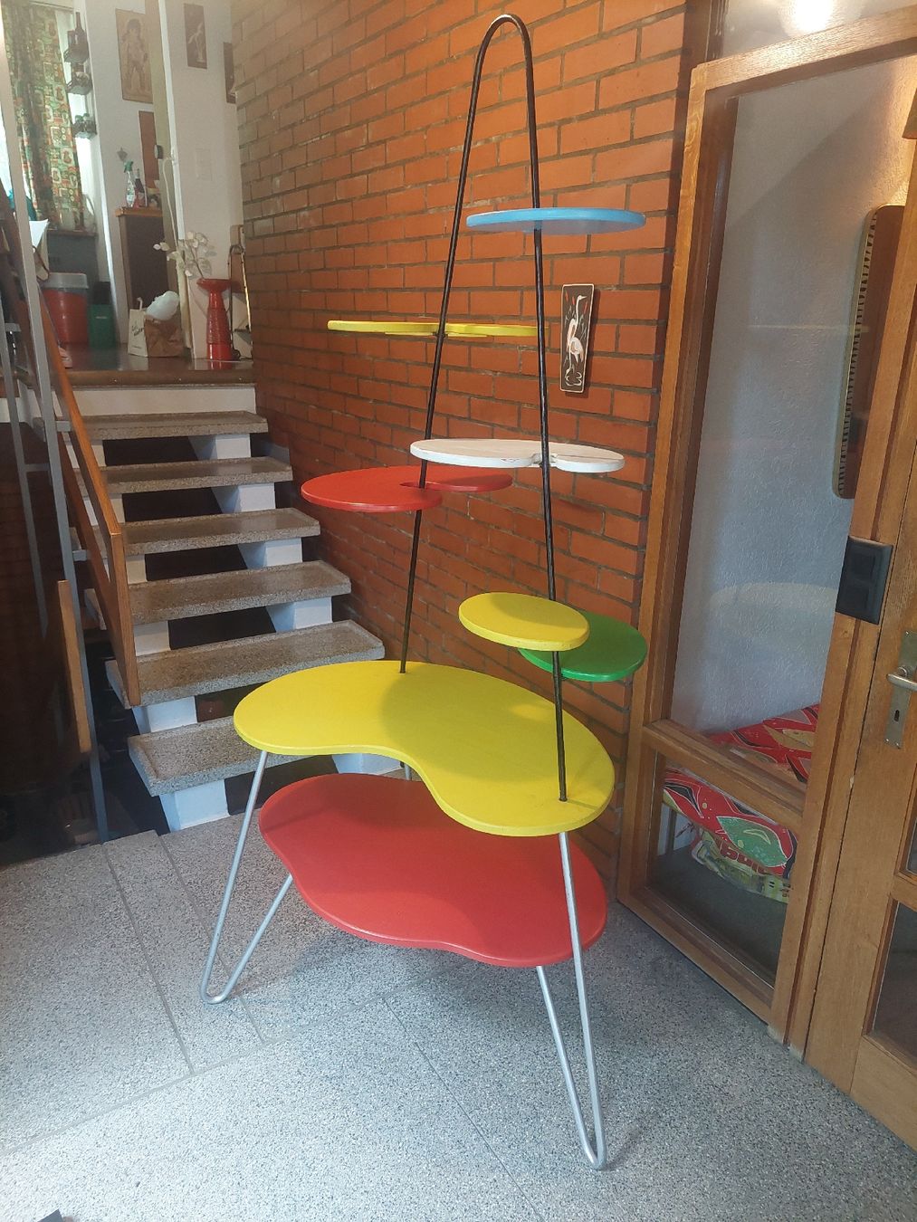 Scaffali: Etagère vintage modulable 60s atomic amoeba kidney – Usato da Lengnau BE venduto da Madame-Minouche