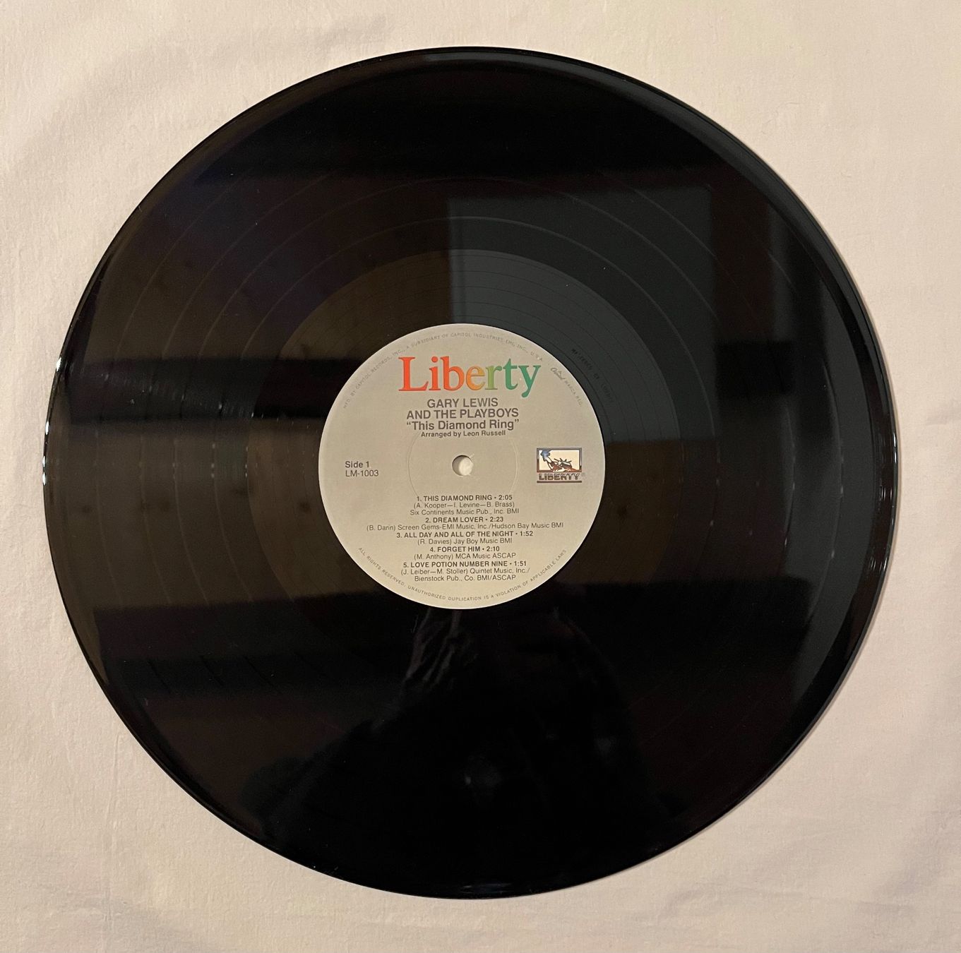 Dischi in vinile: Gary Lewis and the playboys - This Diamond Ring – Usato da Muttenz venduto da Golden_Times 4