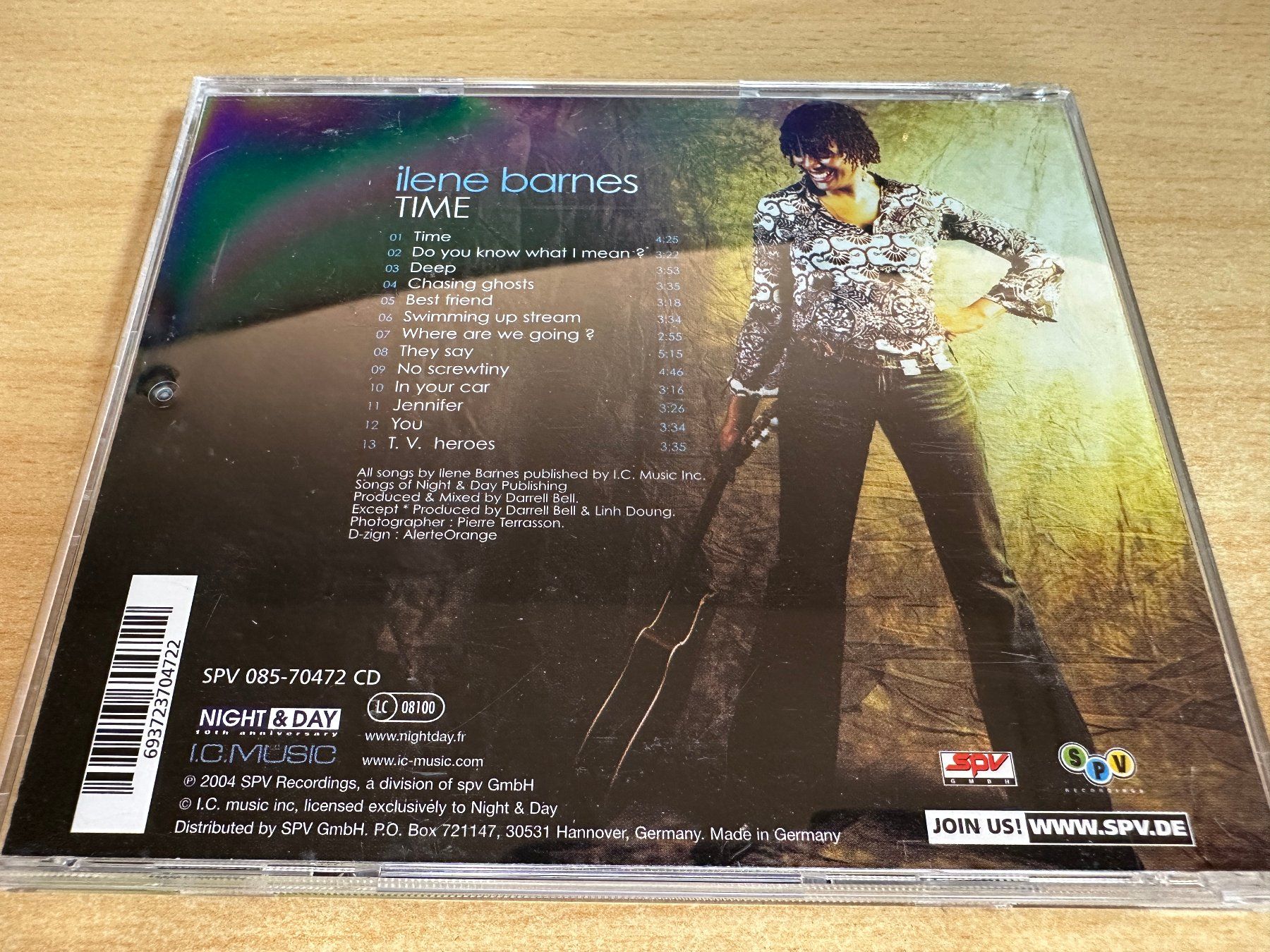 CDs: D8 Ilene Barnes – Time – Gebraucht aus Rikon im Tösstal von Alpenmutz 1