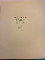 Quelques peintres suisses 6 offsets édités par Sorel