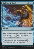 TCG Magic The Gathering MTG UK MKM 072 V2 Sudden Setback Dar