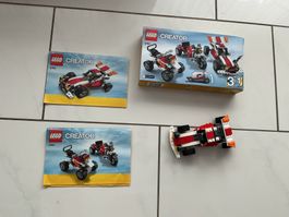 LEGO Creator 5763 3in1 Rennwagen Bausatz komplett