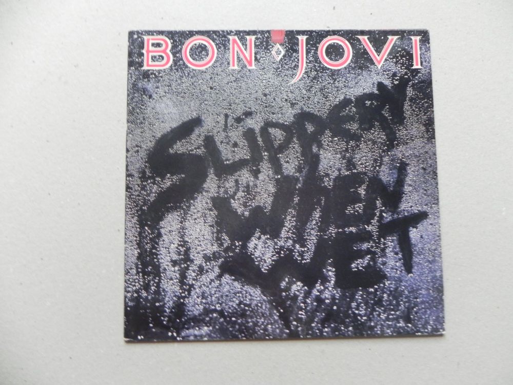 LP USA Hardrock Band Jon Bon Jovi 1986 Slippery when wet Kaufen auf
