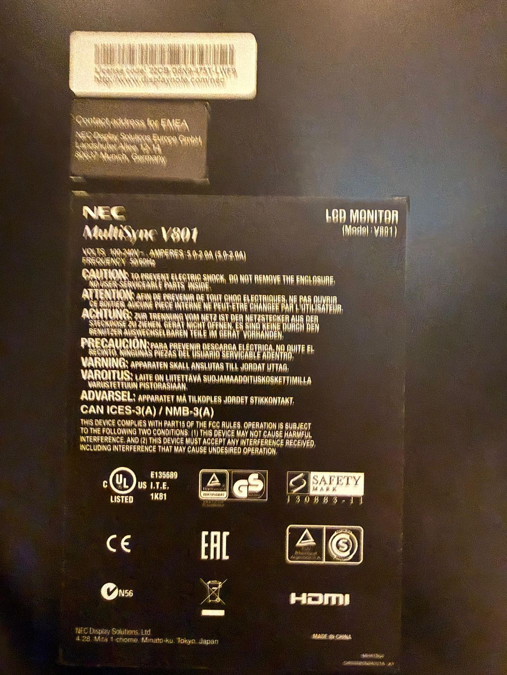 Appareils TV: TV 80 Zoll – D'occasion à Koppigen par sch_m9bj 2