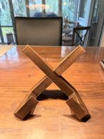 Holz Aufsteller braun für Bücher, iPad usw.