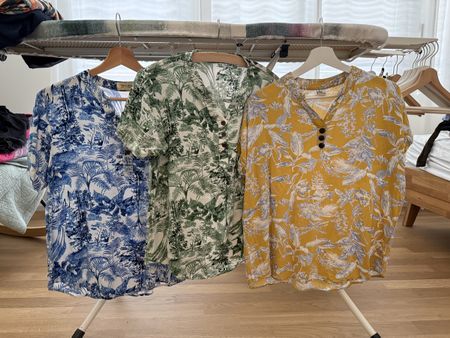 Sommerliche Blusen im Set, Grösse M, tolles Muster