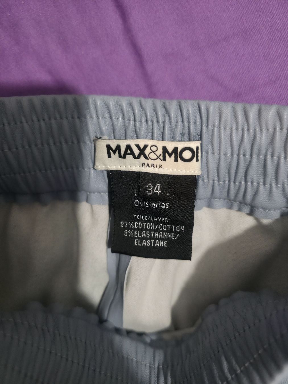 Pantaloni: Trendige Leder Leggings in Hellblau, Grösse 34 – Nuovo (secondo la descrizione) da Bassersdorf venduto da Sanjam_s 1