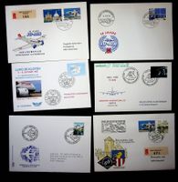 SUISSE POSTE AÉRIENNE 6 LETTRES 1991-1995 /U91