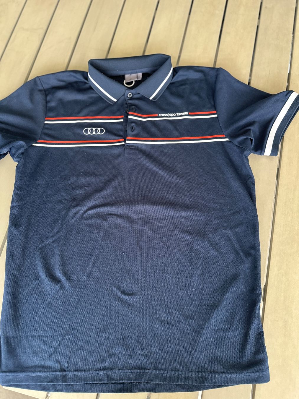 Polos: Cross Golfshirt - Audi Logo - Grösse L – D'occasion à recherswil par Leuenberger_Lohn 2