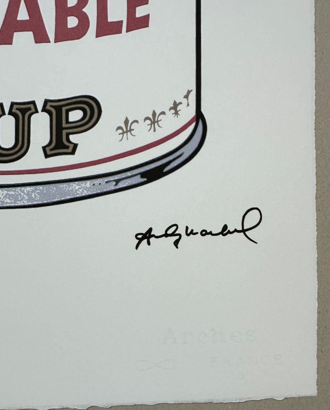 Poster & Bilder: Warhol: Vegetable Campbell Soup, POP Art 35/100 – Neu (gemäss Beschreibung) aus Meilen von Smgdesign 2