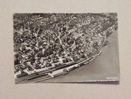 Karte Wädenswil ZH Flugansicht um 1945