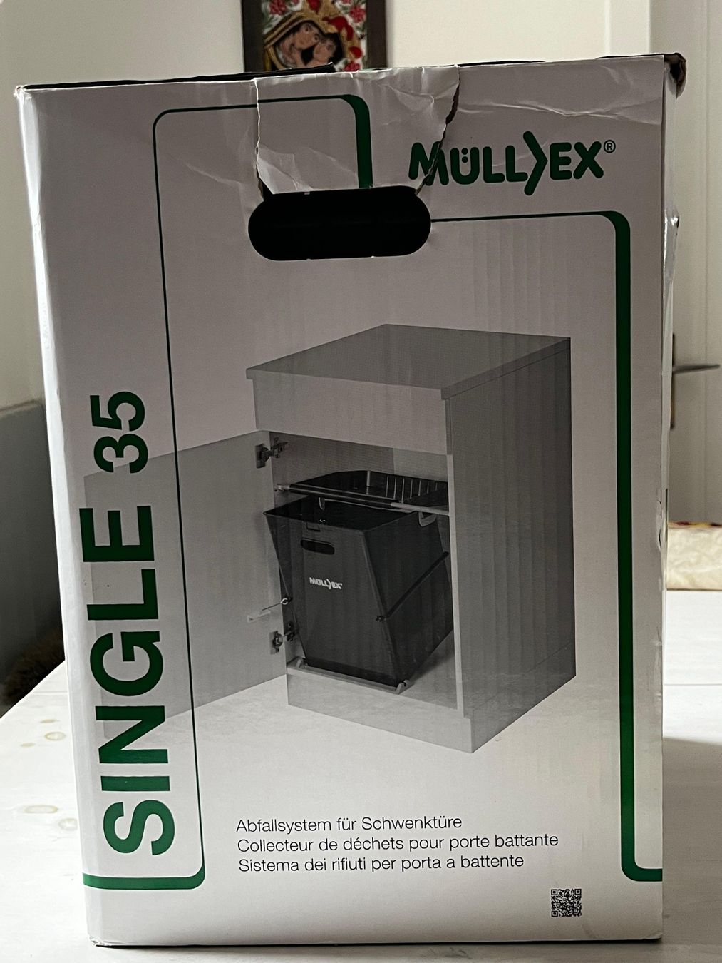 Müllex Poubelles: Müllex Abfallsystem SINGLE 35 Neuwertiger Zustand – D'occasion à Tafers par JP911