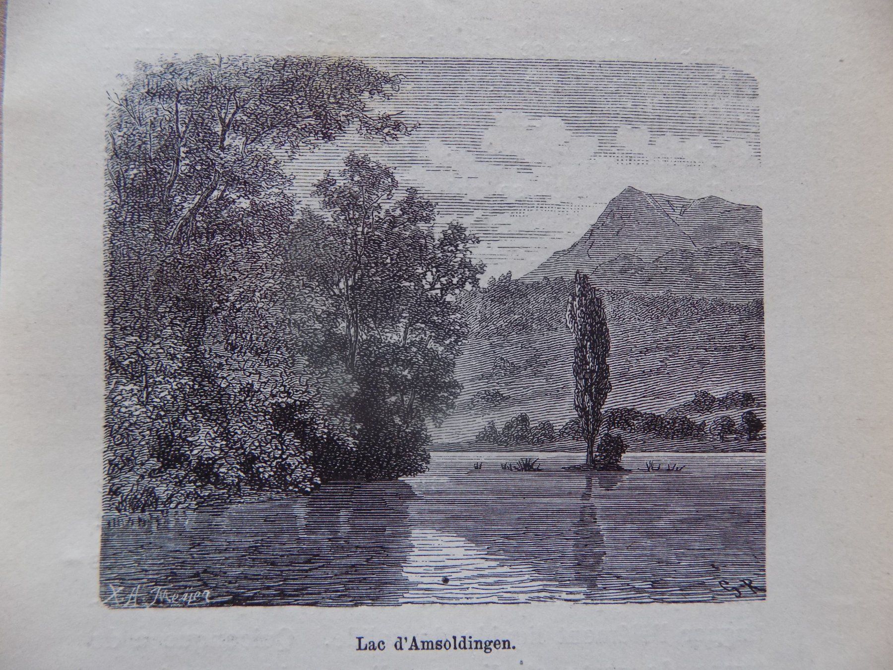 Gravures: Lac d' Amsoldingen – D'occasion à Risch par Antikfee 6