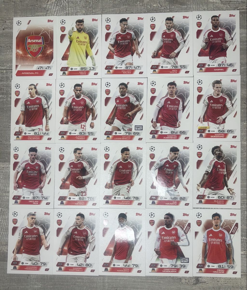 Topps Carte collezionabili: Topps Match Attax 2026 Arsenal – Nuovo (secondo la descrizione) da Effretikon venduto da iph_xb5l
