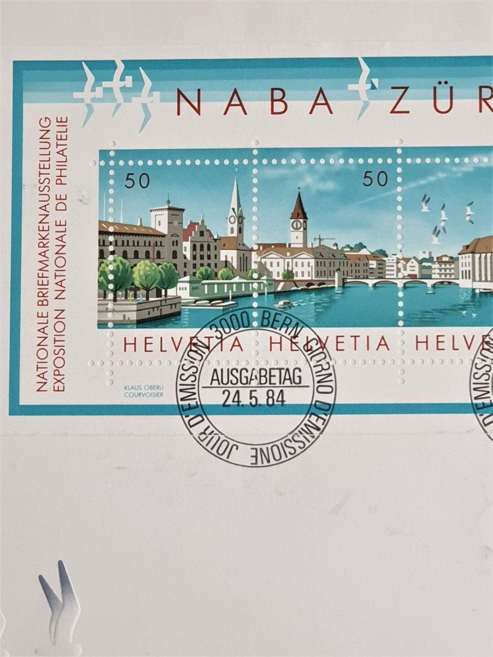 Tutti i francobolli: (32)  NABA "Zürich 1984" – Usato da Schwarzhäusern venduto da Inot3 2