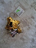 Schluesselanhaenger Stern mit Pailletten neu