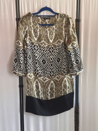 Robe tunique en soie naturelle – 100% silk