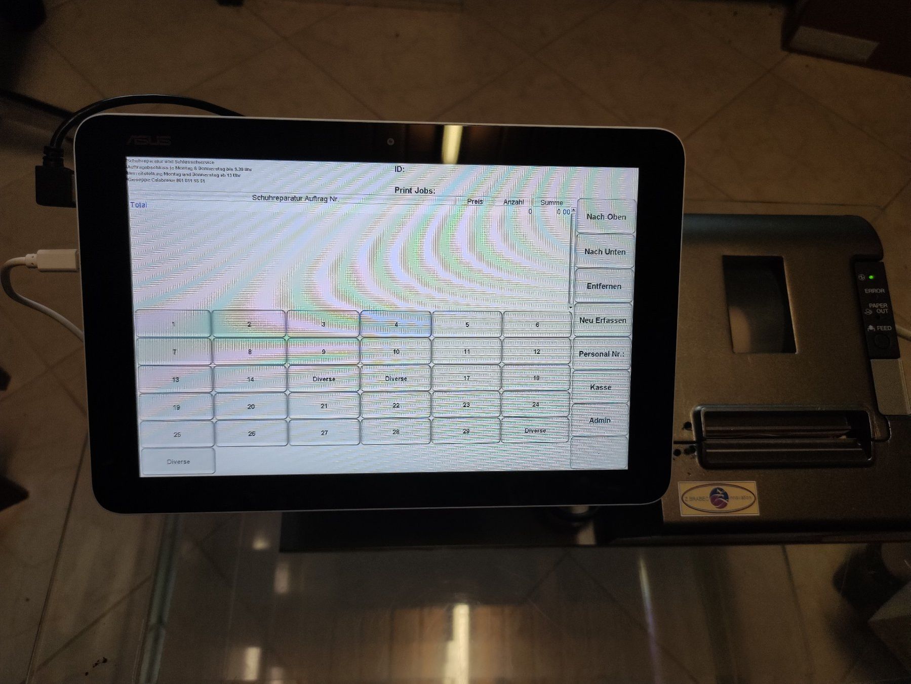 Registratore di cassa: Selbstbedienung Kasse – Nuovo (secondo la descrizione) da Mitlödi venduto da Amik