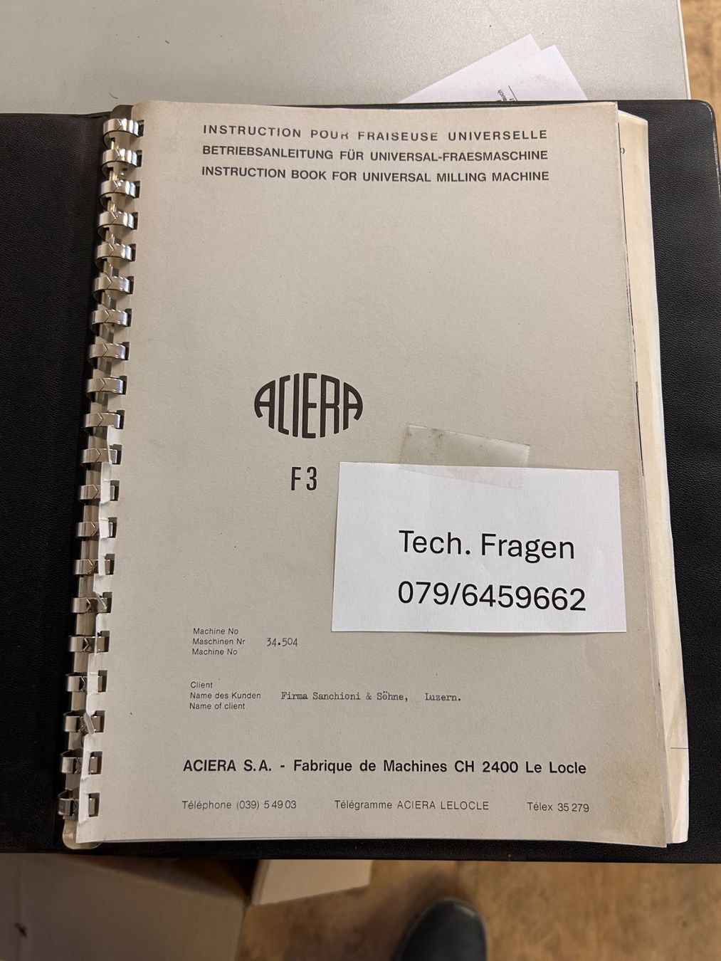 Alle Werkzeuge: ACIERA F 3 – Gebraucht aus Münchenstein von fransch 9